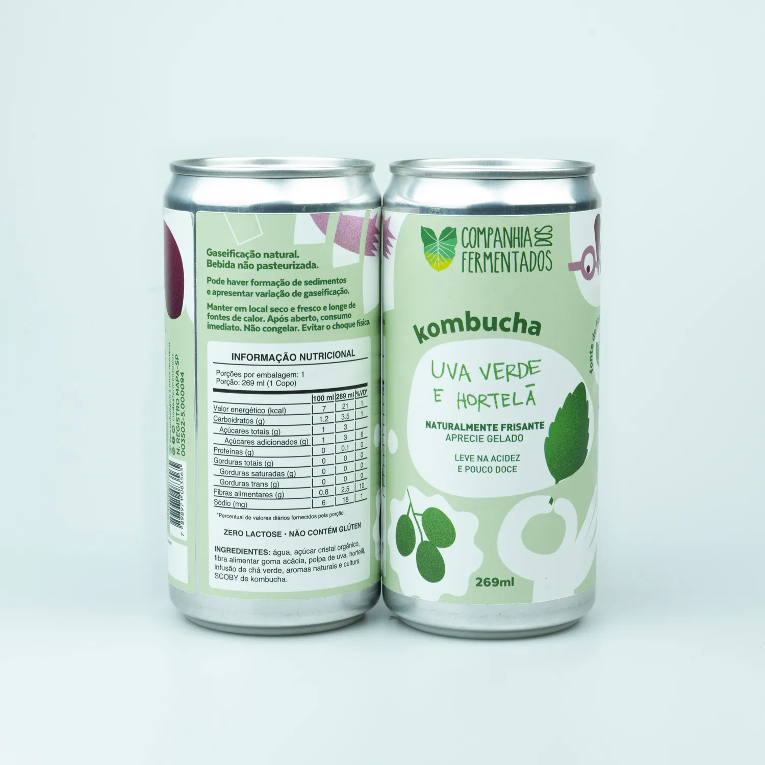 Kombucha de uva verde com hortelã - foto 3